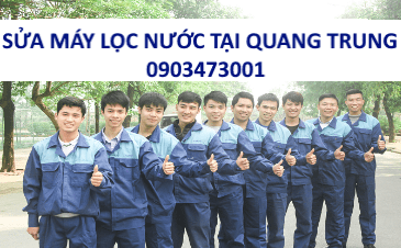 sua may loc nuoc tai quang trung