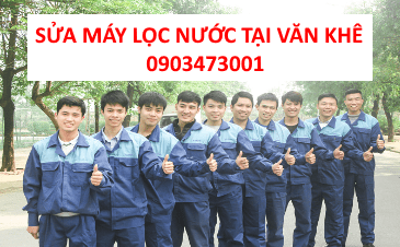 sua may loc nuoc tai van khe