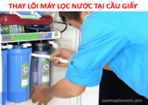 thay loi may loc nuoc tai cau giay