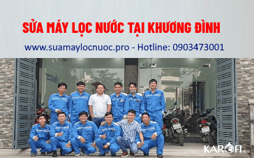 sua may loc nuoc tai khuong dinh