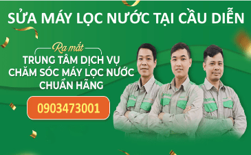 sua may loc nuoc tai cau dien