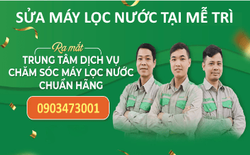 sua may loc nuoc tai me tri