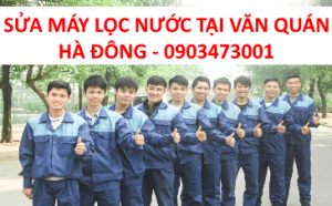 sua may loc nuoc tai van quan