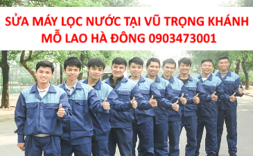 sua may loc nuoc tai vu trong khanh