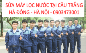 sua may loc nuoc tai cau trang ha dong