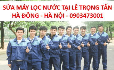 sua may loc nuoc tai le trong tan ha dong